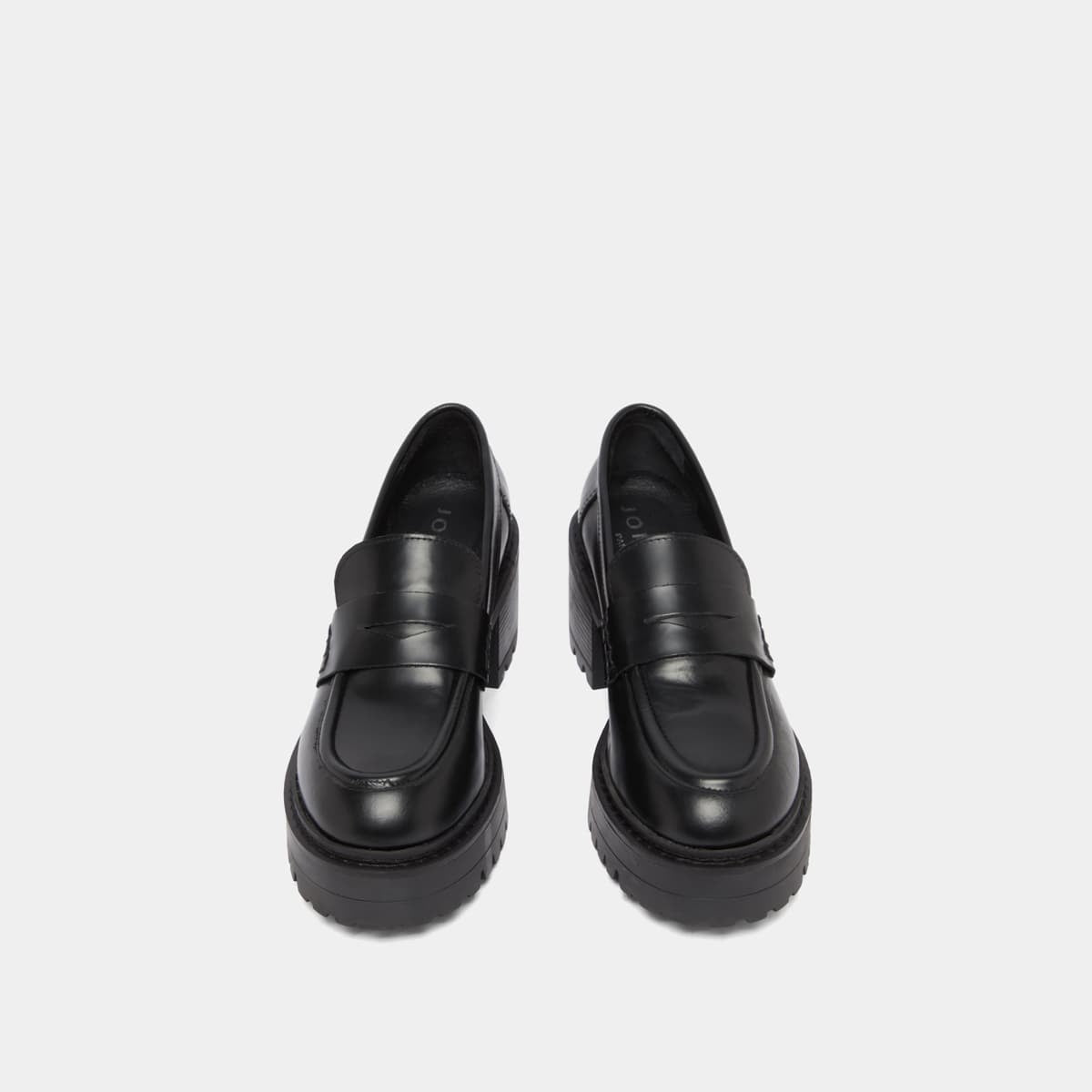 Mocassins à talons et semelles crantées